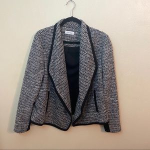 Calvin Klein Houndstooth Blazer Size 12/14